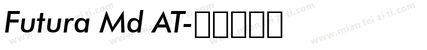 Futura Md AT字体转换